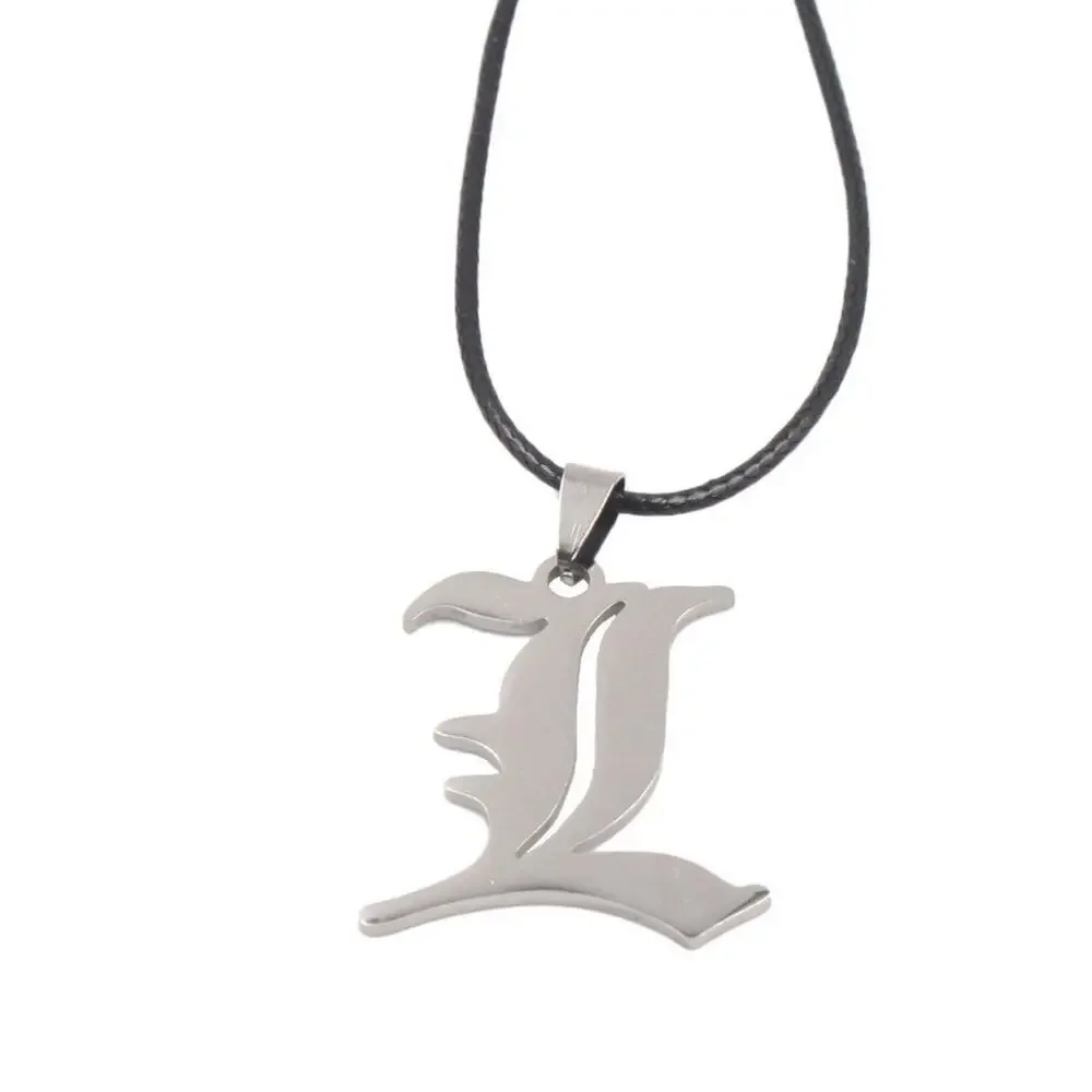 Anime Death Note Cosplay Notebook with Feather Pen, Necklace